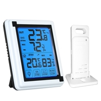 Thermomètre extérieur numérique sans fil avec capteur à distance étanche XP4