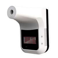 Thermomètre frontal de mesure de température infrarouge fixé au mur avec alarme d