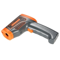 Thermomètre infrarouge Thermomètre laser numérique Pistolet de température -18 ～ 1350 ℃ avec affichage LCD à émissivité réglable Pyromètre avec rétroéclairage Stockage des données ℃ / ℉