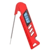 Thermomètre numérique pour aliments avec décapsuleur Thermomètre de barbecue étanche Auto Off Thermomètre à viande à lecture instantanée pour gril Fumeur Cuisson Sonde pliable
