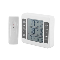 Thermomètre numérique sans fil pour réfrigérateur avec alarme sonore Thermomètre extérieur intérieur