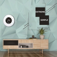 Thermostat BAC-6000ELZB Climatisation centrale Écran LCD intelligent à température constante 5-95 (℃) Contrôleur sans fil Ventilo-convecteur Panneau de contrôle Smart Home