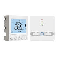 Thermostat de chaudière intelligent WIFI avec récepteur Thermostat intelligent à écran LCD 3, 2 pouces avec application et contrôle vocal Thermostat programmable numérique