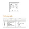 Thermostat de chauffage intelligent Contrôleur de température numérique Écran tactile LCD Semaine Thermostat de chauffage électrique programmable Antigel pour la maison,  l