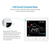 Thermostat de chauffage par le sol à eau WIFI 3A avec application et commande vocale Écran LCD 3, 5 pouces Thermostat programmable intelligent Verrouillage enfant
