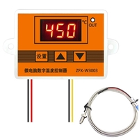 Thermostat de contrôle de température de micro-ordinateur intelligent de contrôleur de température numérique ZFX-W3003 pour l