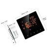 Thermostat intelligent Contrôleur de température numérique Affichage LCD Écran Tactile Semaine Programmable Thermostat De Chauffage Électrique pour L