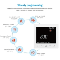 Thermostat intelligent de chaudière de WIFI avec le récepteur Thermostat Intelligent d