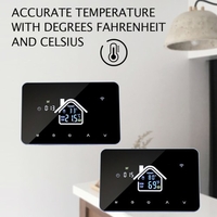 Thermostat intelligent régulateur de température pour chauffage électrique écran LCD écran tactile semaine Programmable électrique chauffage par le sol Thermostats pour maison école bureau hôtel