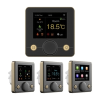 Thermostat intelligent WIFI avec écran LCD coloré RVB Thermostat de chauffage de l