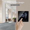 Thermostat intelligent WiFi Contrôleur de température pour chauffage électrique Écran LCD Écran tactile Semaine Programmable App Control Thermostats de chauffage au sol pour la maison,  le bureau,  l