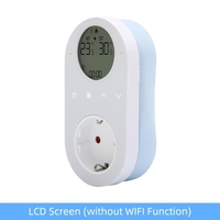 Thermostat numérique prise de sortie 16A prise de sortie régulateur de température 5 + 1 + 1 Six périodes et Mode de chauffage et de refroidissement