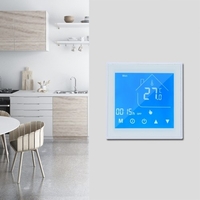 Thermostat régulateur de température LCD affichage semaine Programmable pour chaudière eau/gaz pour ménage