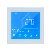 Thermostat régulateur de température LCD affichage semaine Programmable pour le chauffage de l
