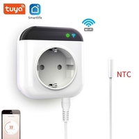 Thermostat Wifi intelligent programmable prise de courant mini contrôleur de température 15A prise enfichable sans fil contrôle APP commande vocale minuterie interrupteur électrique pour appareils de chauffage et de refroidissement