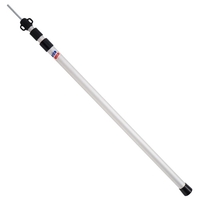 Thicken Aluminum Alloy Tent Pole Adjustable Tent Support Rods Beach Shelter Tarp Awning Pole Replacement Poles Accessories for Camping Hiking Backpacking Tent