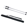 Thicken Aluminum Alloy Tent Pole Adjustable Tent Support Rods Beach Shelter Tarp Awning Pole Replacement Poles Accessories for Camping Hiking Backpacking Tent