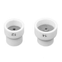 TIG Soudage Torche Buse Anneaux Couvre Gaz Lentille Verre Céramique Tasse Kit Soudage Tasse Pour WP9/17/18/20/25/26 Accessoires De Soudage Trousse À Outils Tasse De Soudage En Céramique