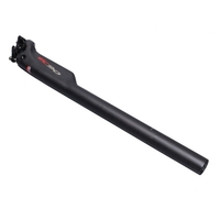 Tige de selle de vélo en Fiber de carbone 3K légère 27.2/30.8/31.6mm 350mm/400mm vtt Tubes de selle de vélo de route de montagne