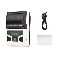Étiqueteuse portable BT Imprimante de reçus thermique sans fil USB Connexion BT Utilisation avec application Compatible avec iOS Android Smartphone Largeur de papier réglable pour vêtements Bijoux Supermarché Magasin de détail Codes à barres Prix N