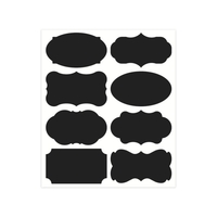 Étiquette de tableau noir autocollant réutilisable imperméable autocollants de tableau noir