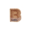 Tirelire en bois/bambou Lettres anglaises Pot d