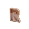 Tirelire en bois/bambou Lettres anglaises Pot d