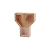Tirelire en bois/bambou Lettres anglaises Pot d