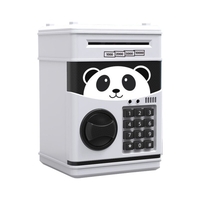 Tirelire électronique Mini ATM Mot de passe Tirelire Cash Coins Saving Box Le papier à défilement automatique compte votre argent pour garçons filles Kids Safe Bank Box Cadeaux d