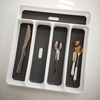 Tiroir Organisateur Couverts À couverts Argenterie Rangement Ustensile 5 sections pour la cuisine Bureau Salle à manger