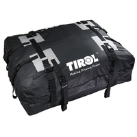 TIROL Sac de voyage étanche pour bagages de toit 15 pieds cubes pour véhicules avec rails de toit