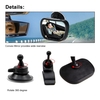 Tirol T22614 Mini voiture bébé vue miroir 2 en 1 voiture bébé sécurité convexe miroir arrière réglable