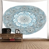 Tissu décoratif abstrait géométrique de mur et de couverture de suspension Tissu polyvalent coloré et serviette de plage de multistyle de Yoga