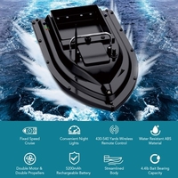 Télécommande sans fil appât de pêche bateau mangeoire de pêche dispositif de recherche de poisson 430-540 yards portée à distance