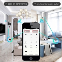 Télécommande WIFI IR RF télécommande universelle commande vocale télécommande tout-en-un intelligente de la vie à la maison Compatible avec Tuya Alexa Google Home