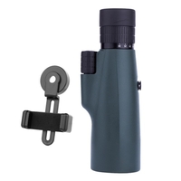 Télescope monoculaire avec support de téléphone 10-30X Zoom Haute puissance Adultes Enfants Monoculaires avec vision à faible luminosité Télescope à main étanche anti-buée pour l