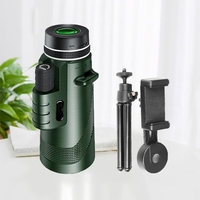 Télescope monoculaire étanche à la buée pour télescope de caméra de téléphone portable Portable 40*60
