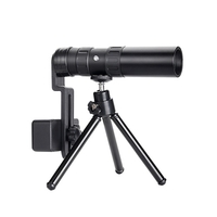 Télescope monoculaire Zoom et trépied de support de smartphone pour l