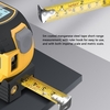 Télémètre Laser 3in1 40m règle de mesure rétro-éclairage affichage LCD Support de compteur de distance construction zone de mesure Volumes arpentage