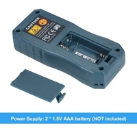 Télémètre Laser portable 1, 6 pouces LCD Diastimètre Niveau à bulle Mode Pythagore Mesure Distance Zone et Volume (100 M)