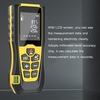 Télémètre laser portable Règle de mesure électronique de haute précision Multifonctionnel Longueur Zone Volumes Appareil de mesure Affichage LCD Distancemètre Télémètre numérique