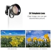 Téléphone APEXEL APL-HD5T à plusieurs couches avec téléobjectif 2X Zoom pour Smartphone à lentille unique / à lentille unique pour iPhone X / Xs / 8P Téléphones portables Samsung Galaxy Huawei Xiaomi