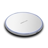 Téléphone de bureau circulaire simple en métal sans fil QI intelligent 10W Cha-rger rapide