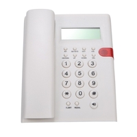 Téléphone fixe de bureau sans batterie avec identification de l