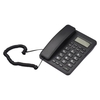 Téléphone fixe filaire de bureau téléphone fixe grand bouton pour personnes âgées téléphone avec écran LCD muet / pause / Hold / Flash / recomposition / fonctions mains libres pour la maison hôtel bureau banque centre d