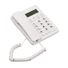 Téléphone fixe filaire de bureau téléphone fixe grand bouton pour personnes âgées téléphone avec écran LCD muet / pause / Hold / Flash / recomposition / fonctions mains libres pour la maison hôtel bureau banque centre d