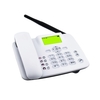 Téléphone fixe sans fil Support de téléphone de bureau GSM 850/900/1800/1900MHZ Carte SIM TF 3G Téléphone sans fil avec antenne Radio-Réveil SMS Fonction d