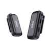 TNVI Système de microphone Lavalier sans fil Portable Mini Lapel Mic Portée de 50 m Interview Vlog Enregistrement de classe en ligne en direct Compatible avec la caméra Android