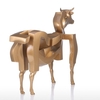 Tomfeel Abstraits Sculpture Résine Bovins Home Decor Art Moderne Figurine