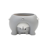 Tomfeel Animal Succulent Pots de fleurs dessin animé résine Pots de fleurs voir le monde à l
